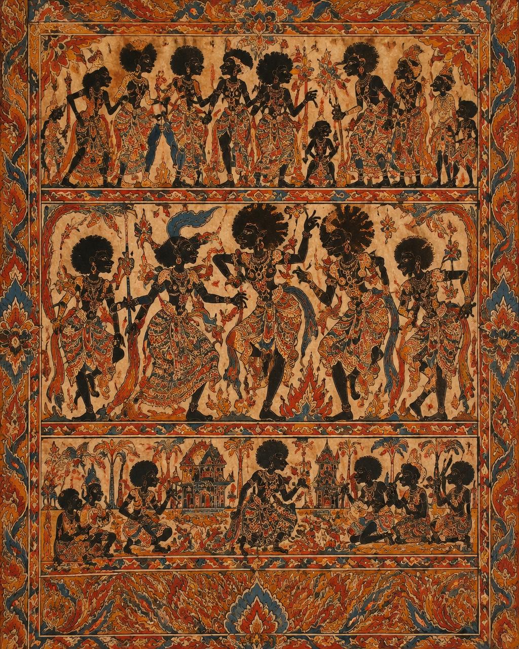 Kamasan Balinese Painting